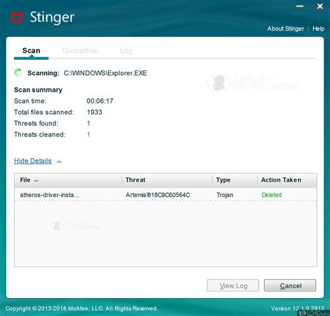 McAfee Stinger 12.2.0.659 Download